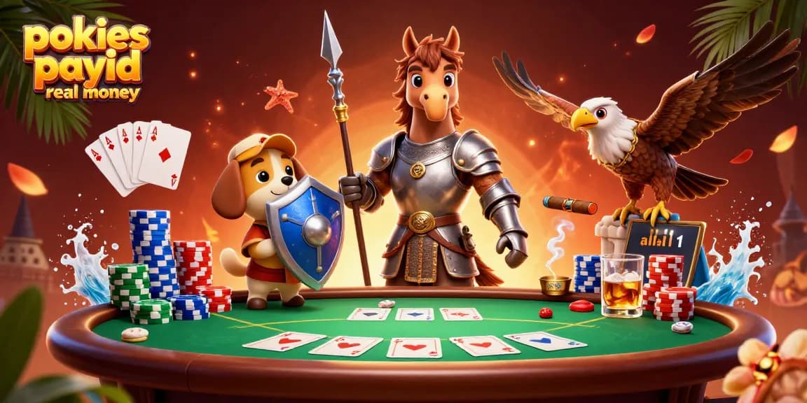 Spin and win at pokies payid real money with a lively 3D casino scene.