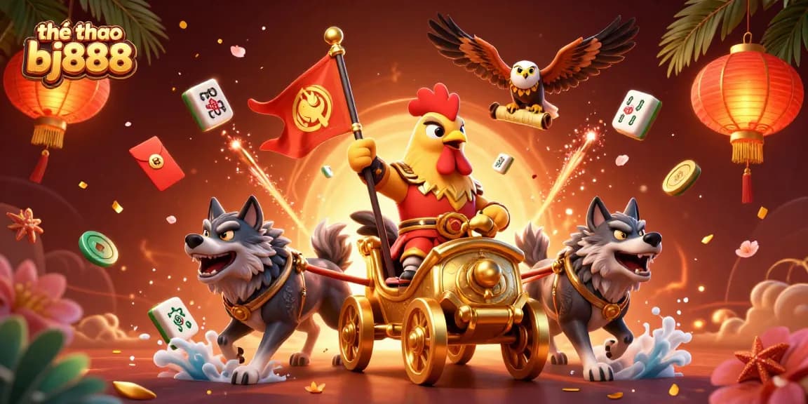 Engage in the thrilling world of thể thao bj888 with dynamic casino illustrations showcasing vibrant game elements.