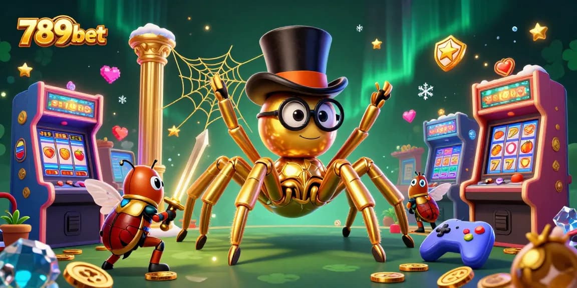Engage with 789bet in a vibrant 3D casino scene featuring dynamic gaming elements.
