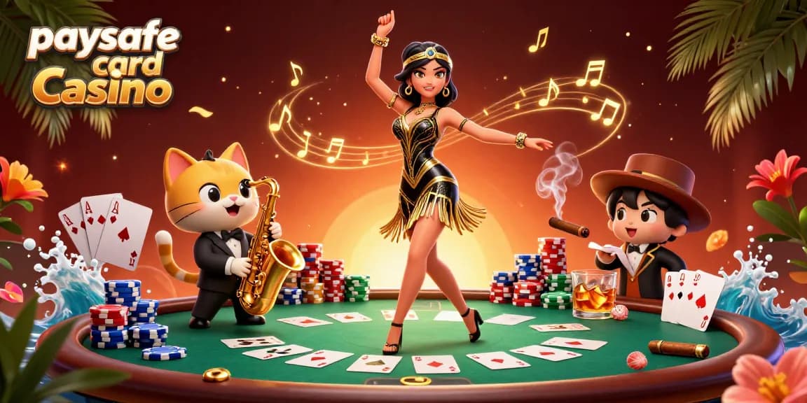 Engagieren Sie sich in aufregendem Gameplay im Paysafe Card Casino mit lebendiger 3D-Visualisierung, die eine dynamische Szene zeigt.