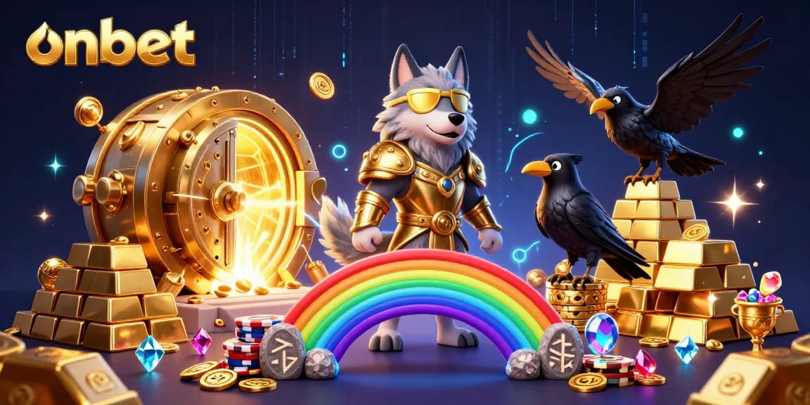 Engage in thrilling onbet experiences with a vibrant Norse-themed casino scene