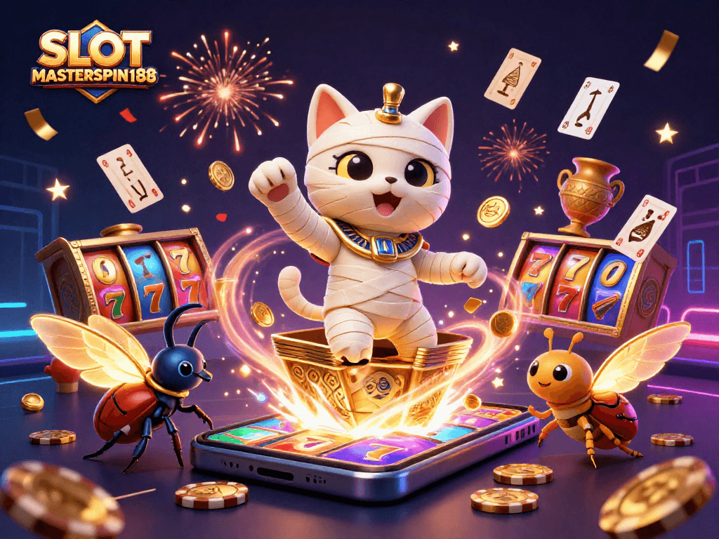 Spin and win with SLOT MASTERSPIN188 in a vibrant Egyptian-themed slot adventure!