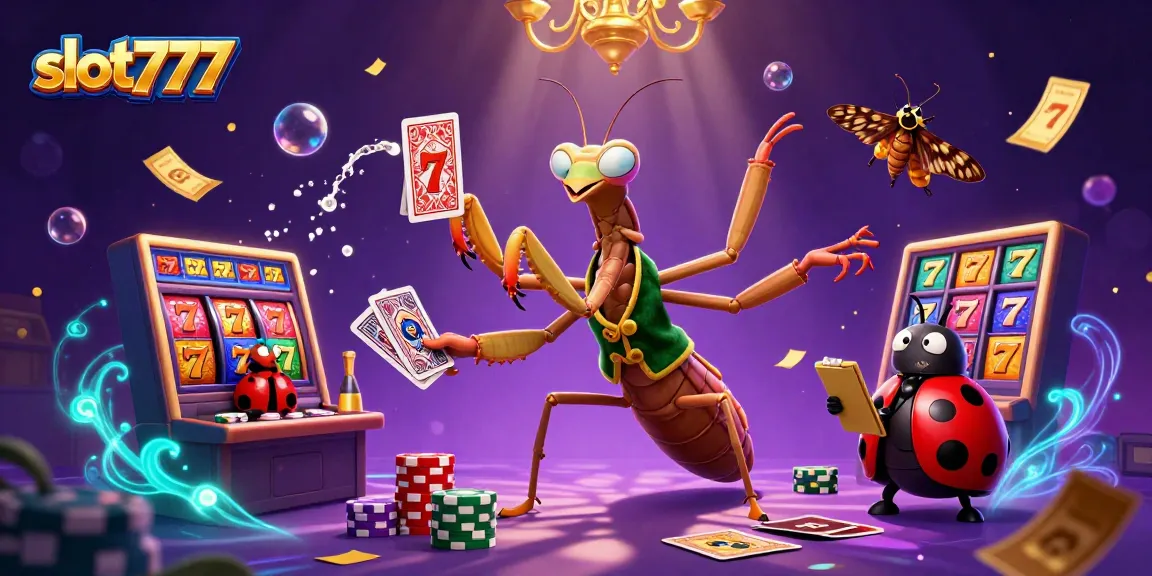 Engage with slot777's dynamic gameplay featuring a giant card sharp and vibrant casino elements.