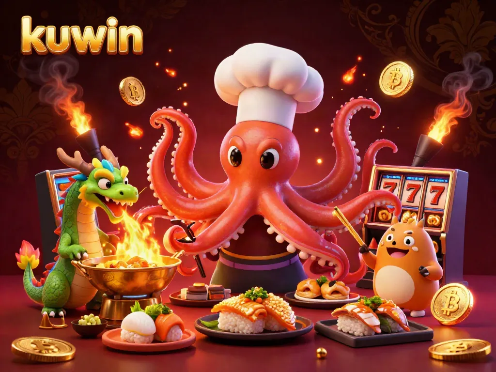 Engage in thrilling games at kuwin with lively 3D characters and vibrant casino elements.
