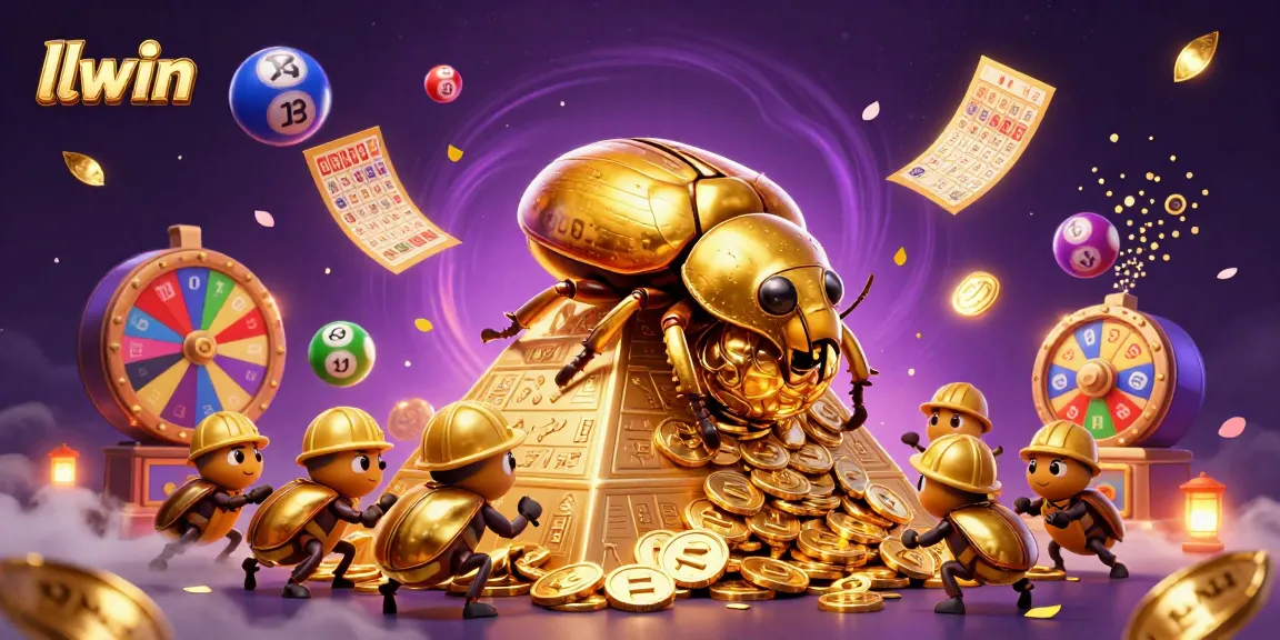 Experience thrilling gameplay at llwin with exciting golden elements and vibrant casino motifs.