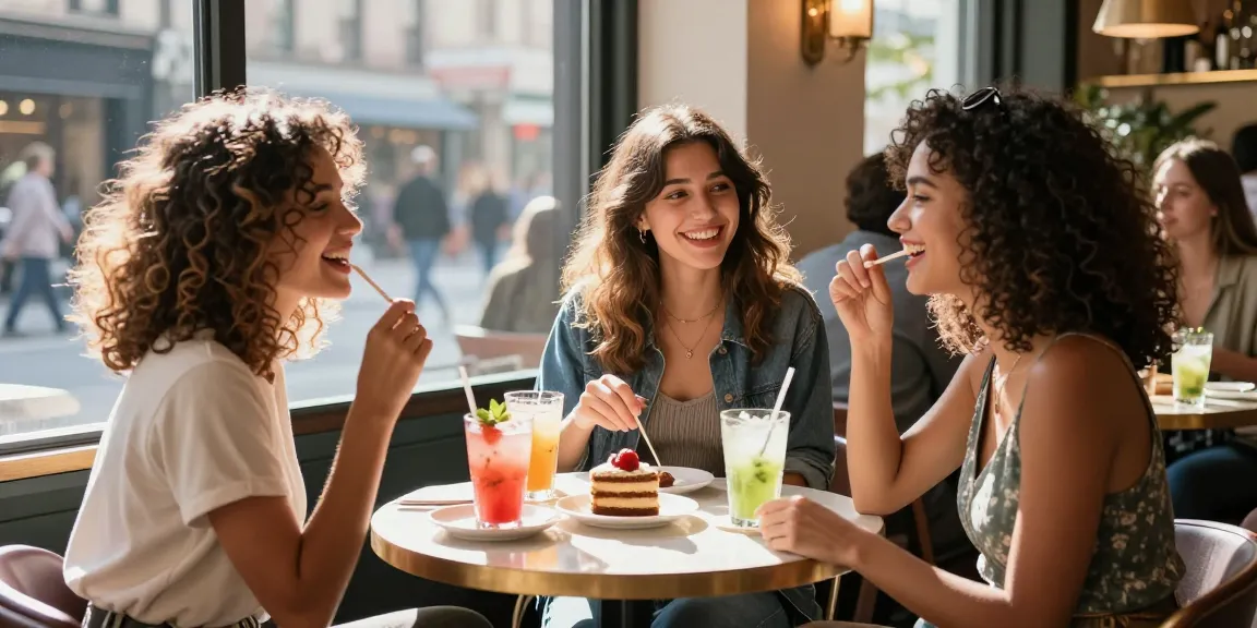 Gái gọi kết nối trong không gian cà phê hiện đại, thể hiện phong cách trẻ trung.