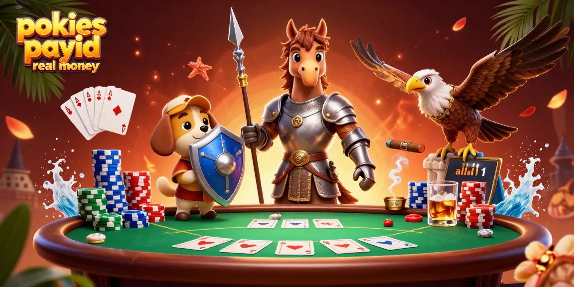 Spin and win at pokies payid real money with a lively 3D casino scene.