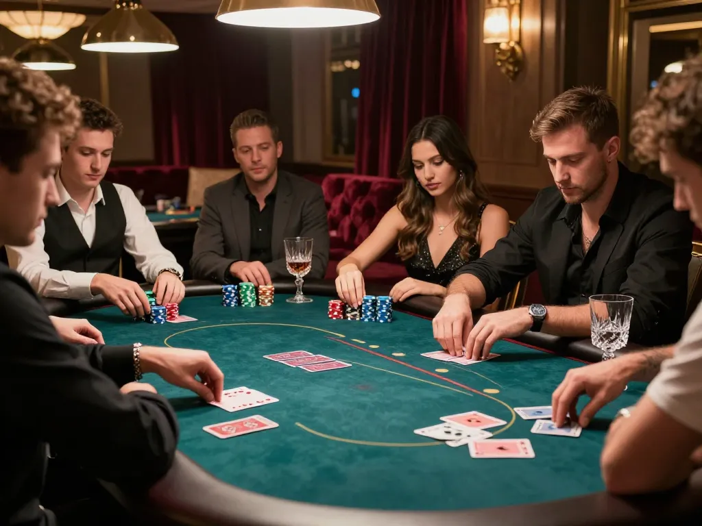 Experience thrilling poker action at 98win vin with players engaged in intense gameplay.