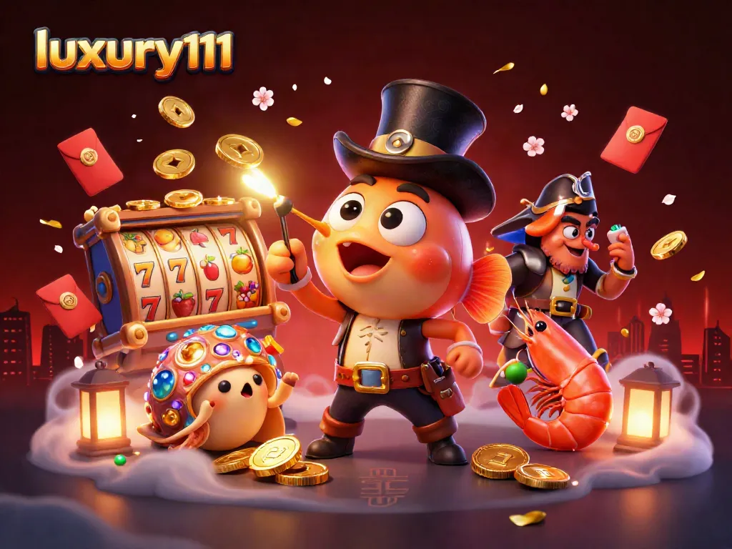 Engage with luxury111's exciting slots adventure featuring mesmerizing characters and vibrant elements.