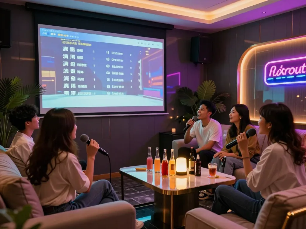 스타일리시한 개인실에서 친구들과 함께 활기찬 노래방 세션을 경험하세요: www.3no.org/seo