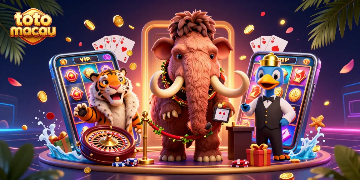 Menangkan hadiah di toto macau dengan bouncer kasino dan elemen permainan menarik.
