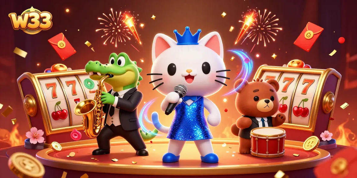 Spin thrilling slots at w33 with lively characters and vibrant celebrations.