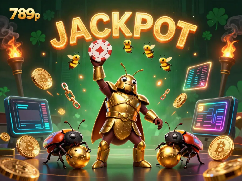 Engage with thrilling gameplay at 789p with vibrant casino-themed characters celebrating a big win.
