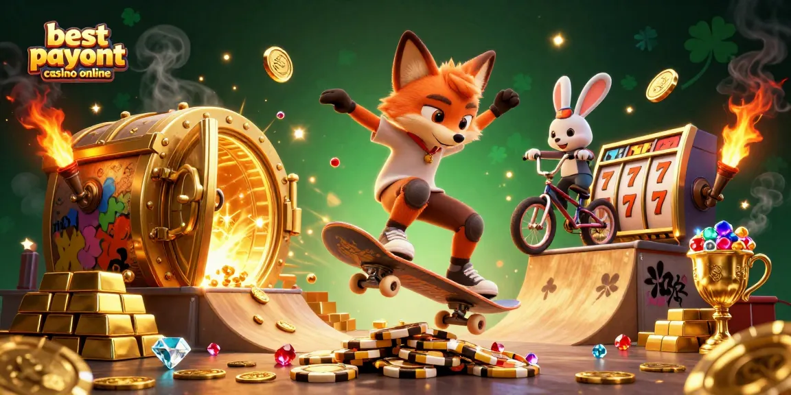 Experience the thrill at the best payout casino online with vibrant characters and dazzling treasures.