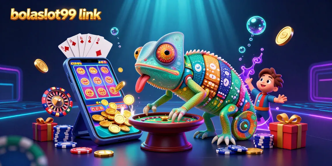 Experience the excitement of bolaslot99 link with vibrant casino elements and dynamic illustrations.