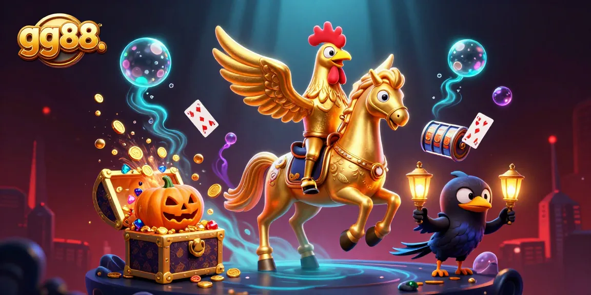 Experience thrilling gameplay at gg88. with dazzling golden rooster and underwater treasures.