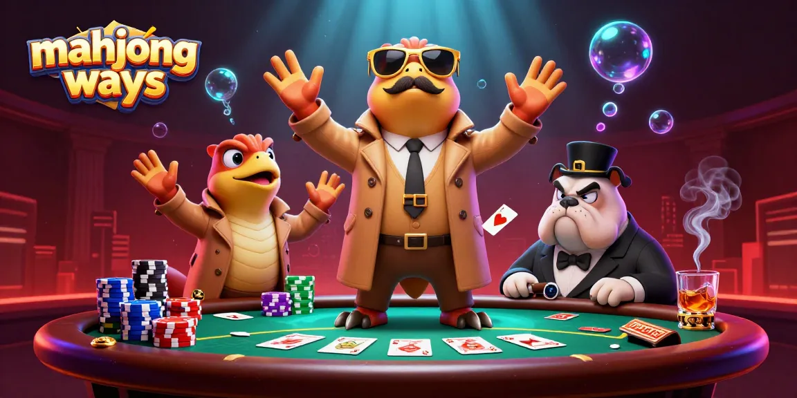 Experience thrills with mahjong ways at an exciting VIP casino scene filled with poker elements.