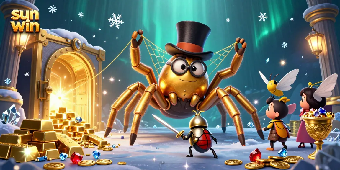 Join the adventure with sun win as the golden tarantula weaves a shimmering web of fortune.